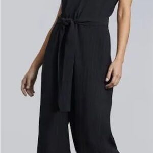 Black Sleeveless Jumpsuit